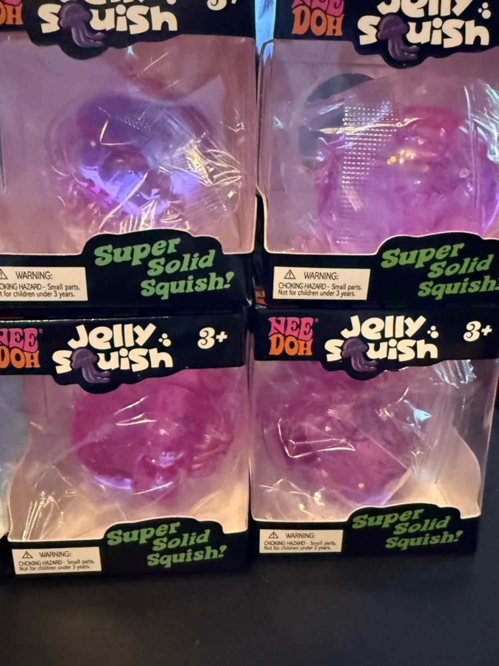 Mini NeeDoh Jelly Squish Blue Kids Squishy Toy - Nee Doh - Picture 5 of 14